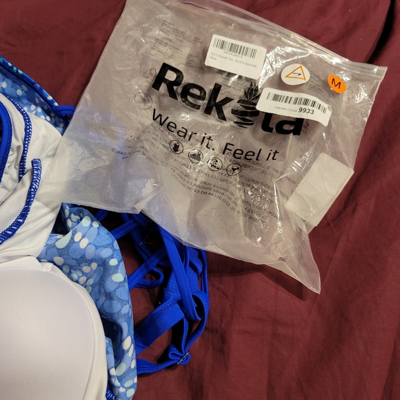 NWT Strappy Back Padded Athletic Boy Short Tankini bathing swim suit gym yoga - Picture 11 of 11